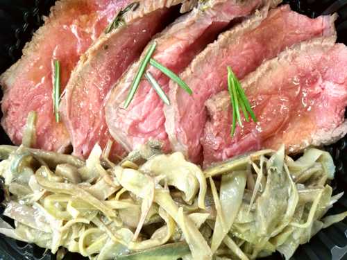 Tagliata ai carciofi
